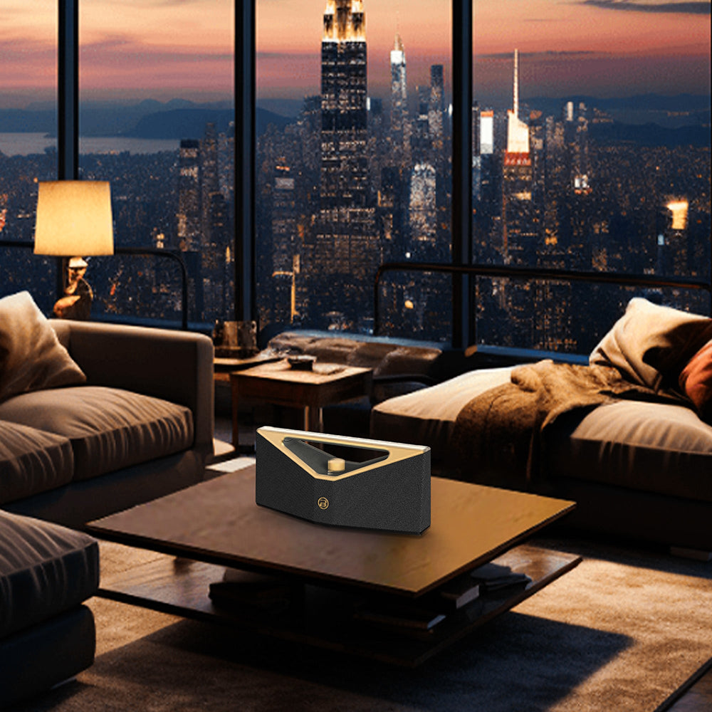 Bugani Brief Pro Portable Bluetooth Speaker - Black & Gold | 221092-02 from Bugani - DID Electrical
