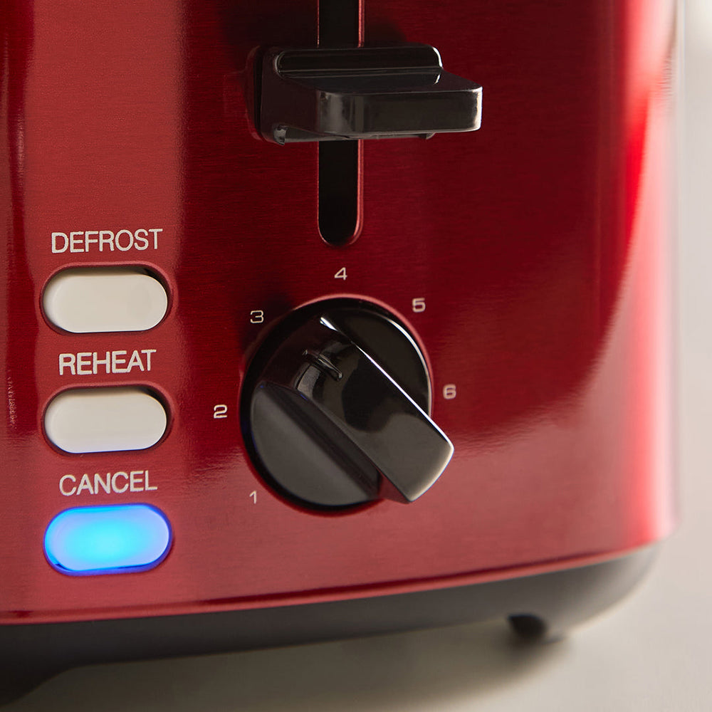 Morphy Richards Equip 2 Slice Toaster - Red | 222066 from Morphy Richards - DID Electrical