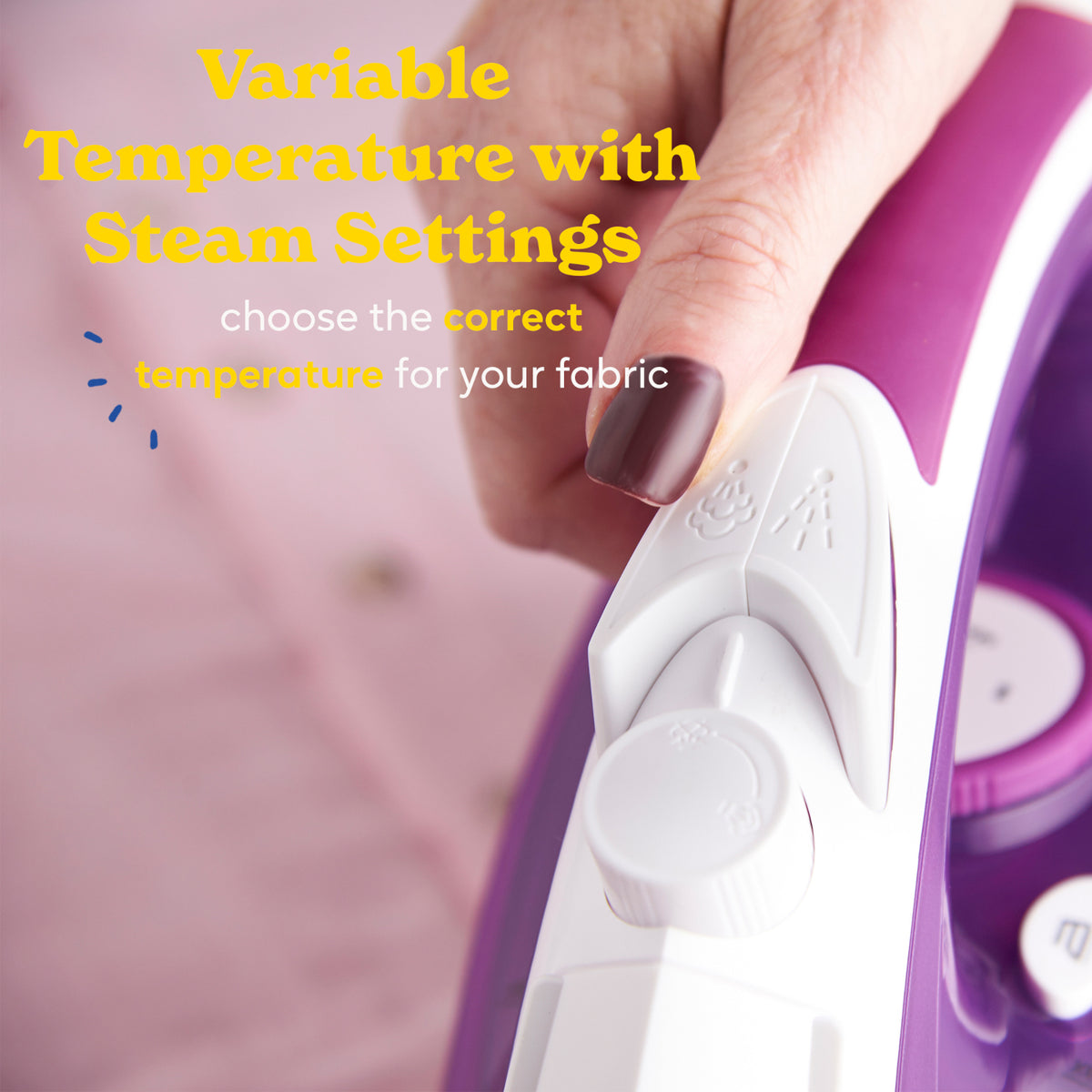 Russell Hobbs 2400W Supremesteam Steam Iron - Purple | 23060