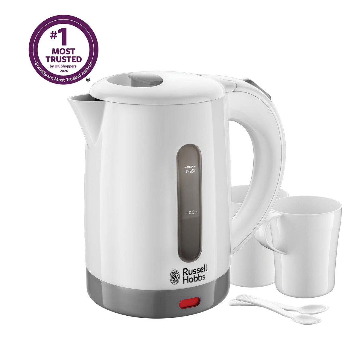 Russell Hobbs 0.85L 1000W Travel Kettle - White | 23840