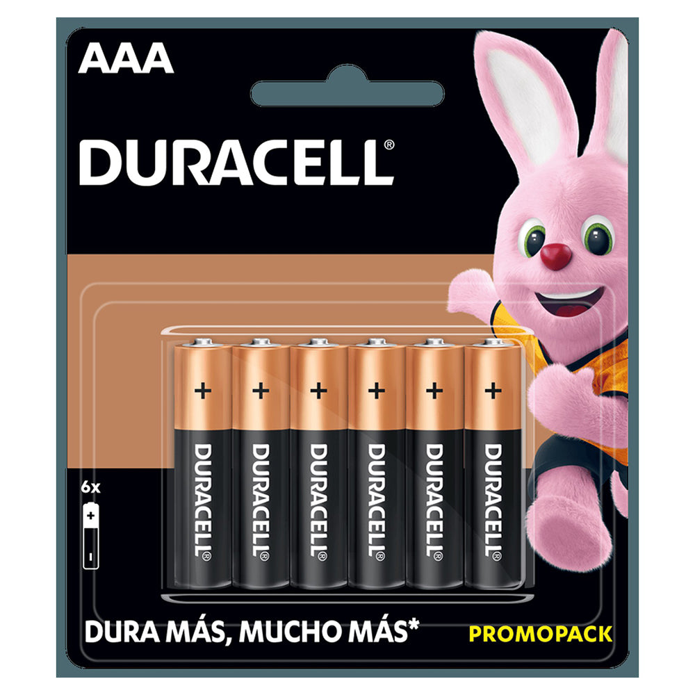 Duracell Simply AAA Battery - Pack of 6 | 2400B6 from Duracell - DID Electrical