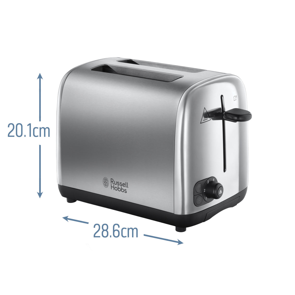 Russell Hobbs Classics 2 slice Toaster - Brushed Stainless Steel | 24080