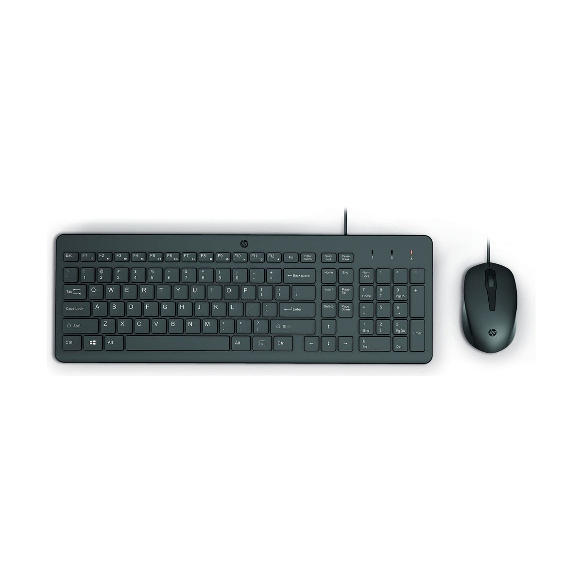 HP 150 Wired Mouse and Keyboard - Black | 240J7AA#ABU from HP - DID Electrical