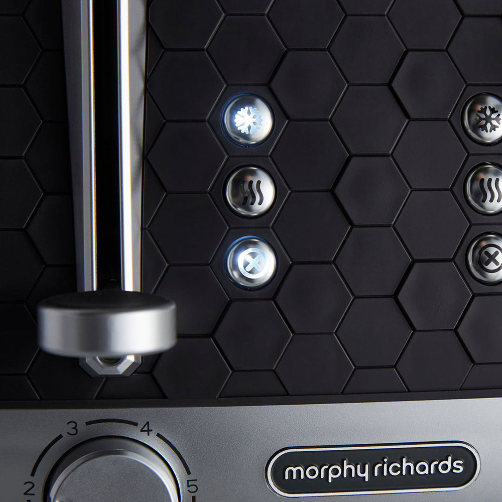 Morphy Richards Cassini 1800W 4 Slice Toaster - Moonless Night | 243020 from Morphy Richards - DID Electrical
