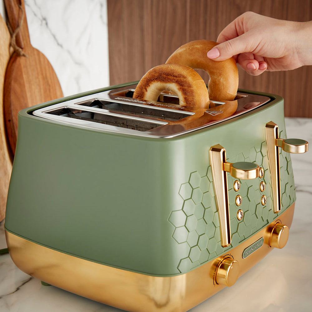 Morphy Richards Cassini 1800W 4 Slice Toaster - Olivine | 243022 from Morphy Richards - DID Electrical