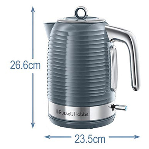 Russell Hobbs Inspire 1.7L Kettle - Grey | 24363 from Russell Hobbs - DID Electrical
