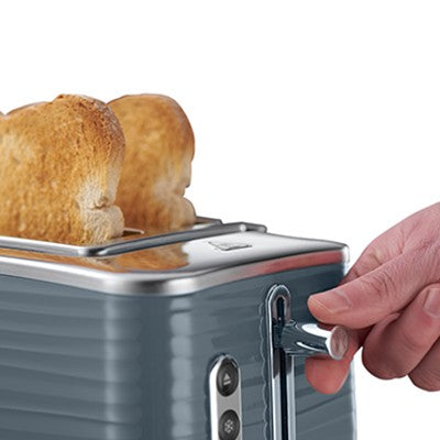 Russell Hobbs Inspire 2 Slice Toaster - Grey | 24373 from Russell Hobbs - DID Electrical