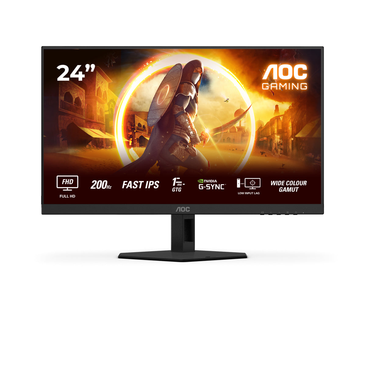AOC 24&quot; FHD Monitor - Black | 24G4HRE from AOC - DID Electrical