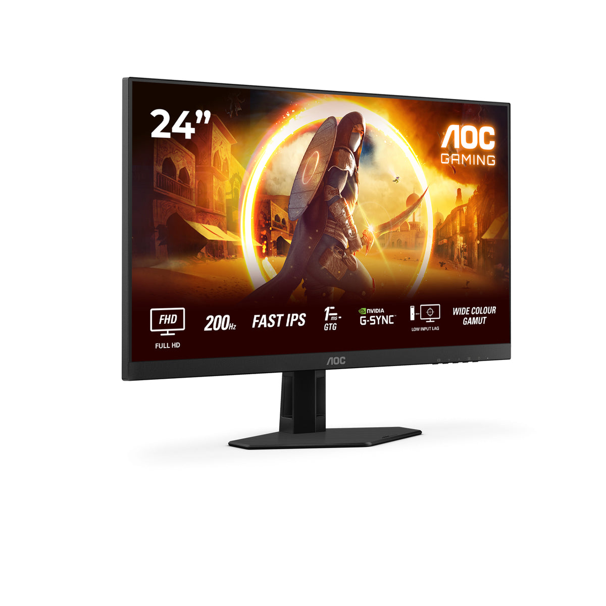 AOC 24&quot; FHD Monitor - Black | 24G4HRE from AOC - DID Electrical