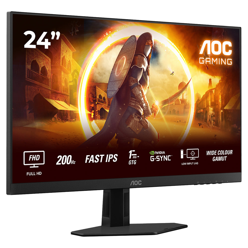 AOC 24" FHD Gaming Monitor - Black | 24G4HRE from AOC - DID Electrical