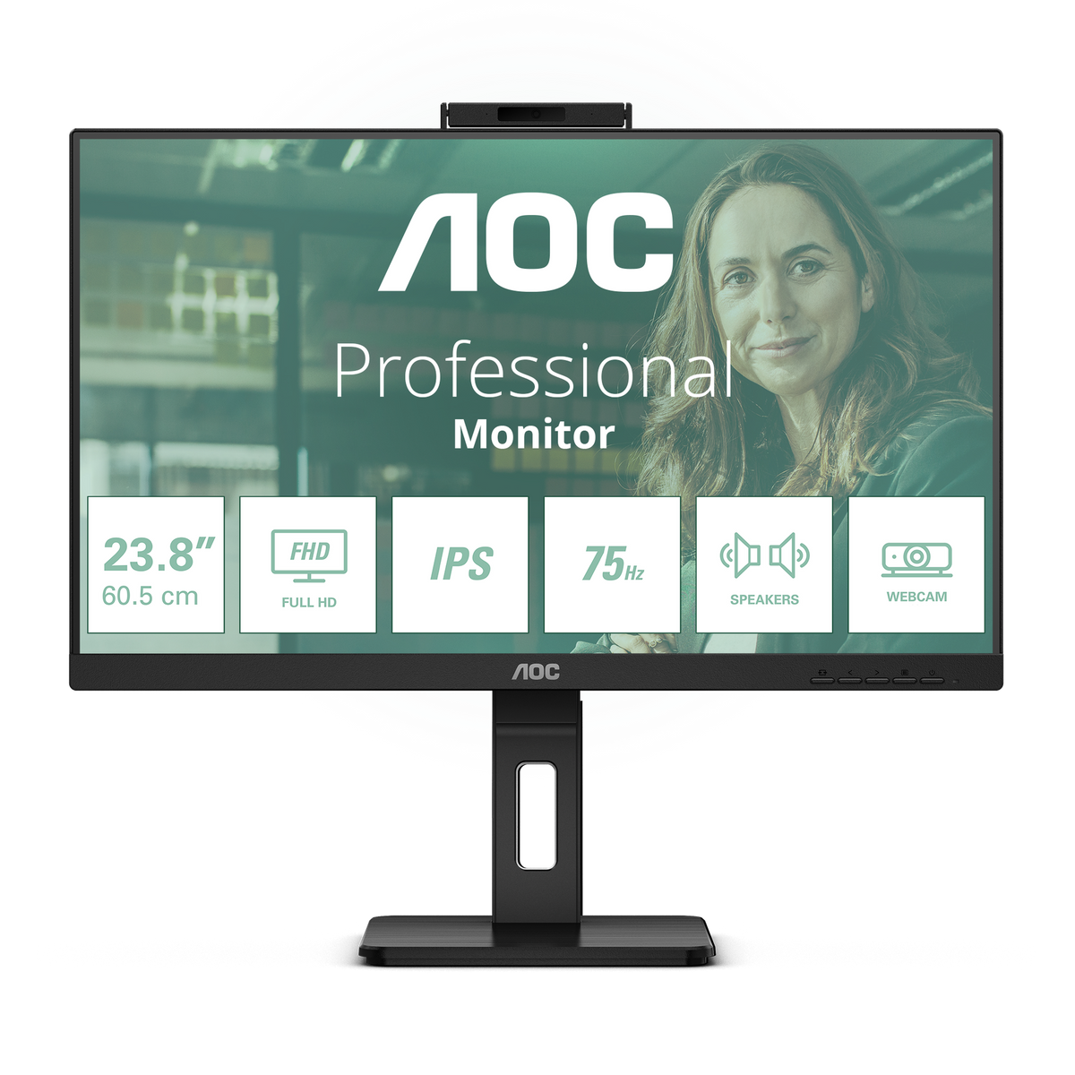 AOC 23.8" FHD Monitor - Black | 24P3QW