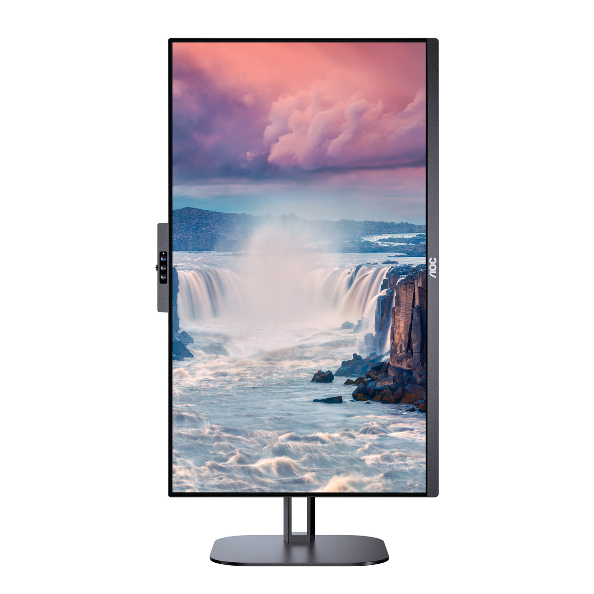 AOC 23.8&quot; FHD WLED Backlight IPS Low Blue Light Monitor - Black | 24V5CW from AOC - DID Electrical
