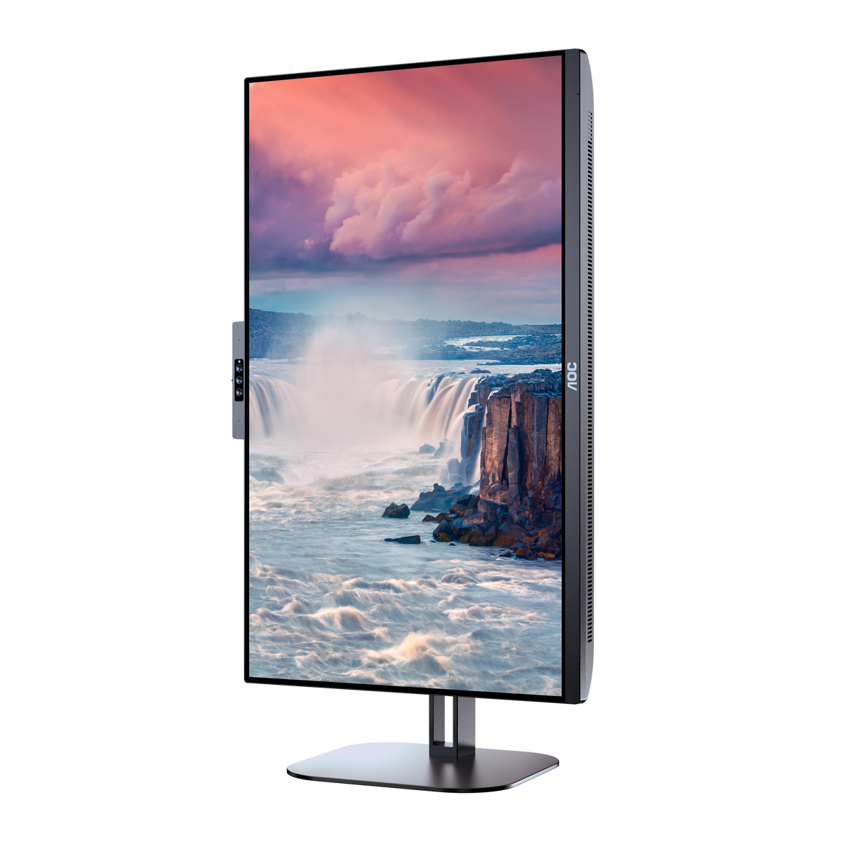 AOC 23.8&quot; FHD WLED Backlight IPS Low Blue Light Monitor - Black | 24V5CW from AOC - DID Electrical
