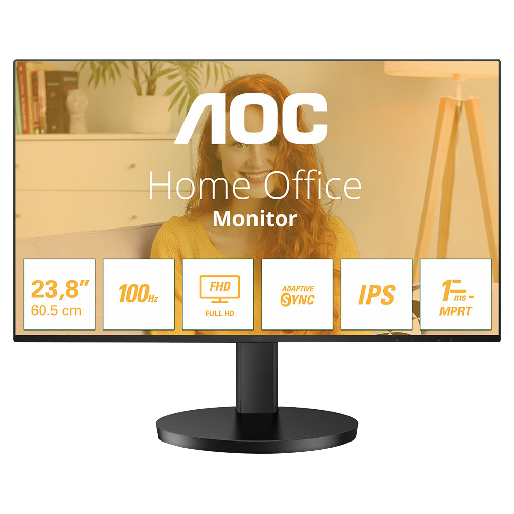 AOC 24" FHD Monitor - Black | 24b3ha2 from AOC - DID Electrical