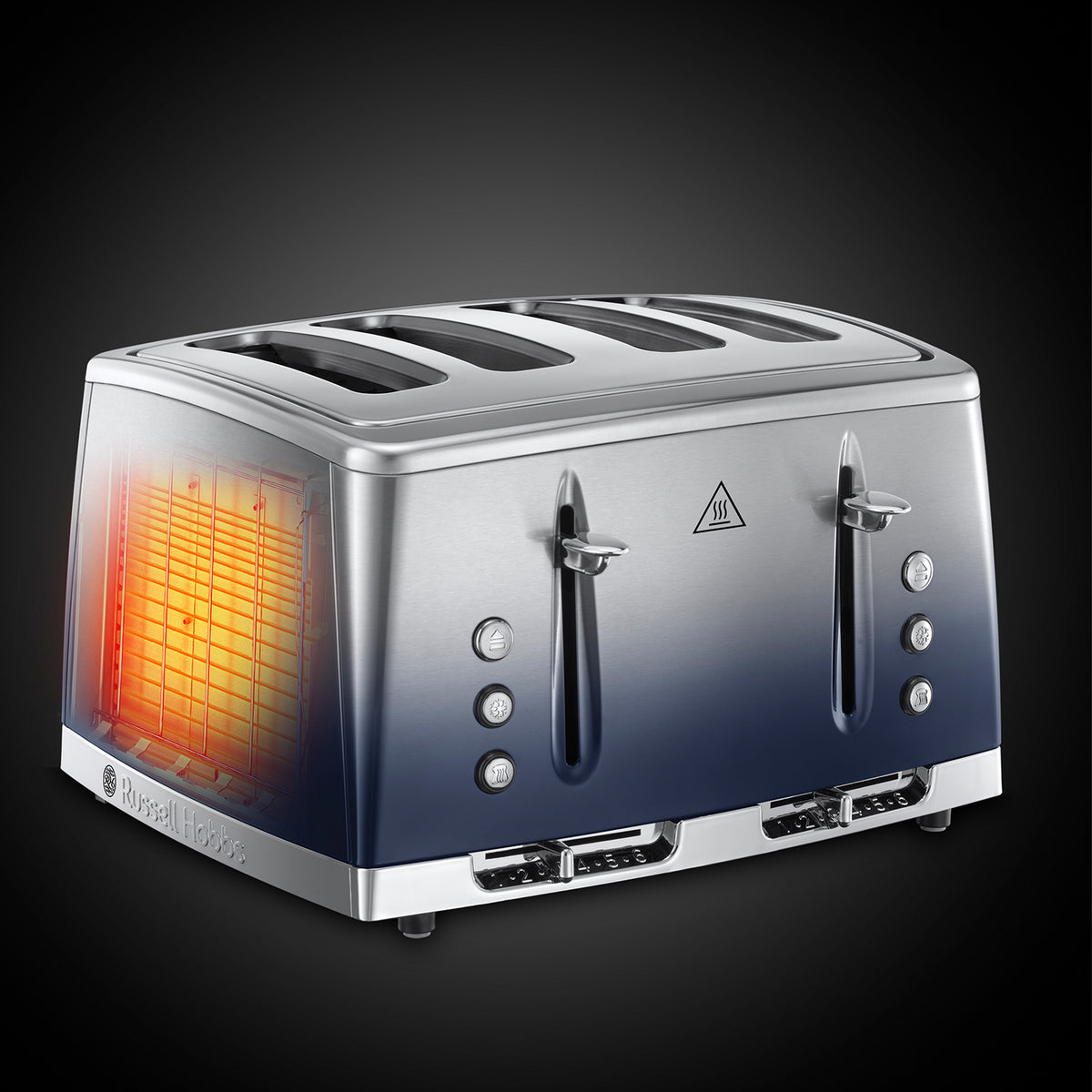 Russell Hobbs Eclipse 2400W 4 Slice Toaster - Midnight Blue | 25141