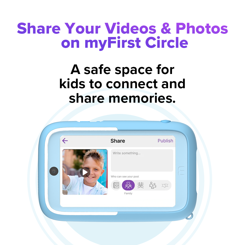 MyFirst Camera 50 20MP AI Kids Camera - Blue | 256-FC4001SA-BE01 from MyFirst - DID Electrical