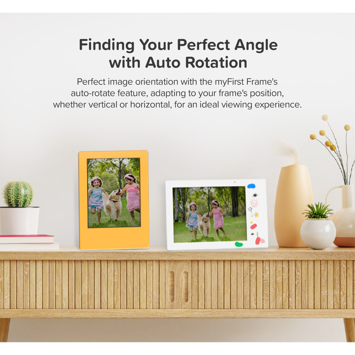 MyFirst Frame Doodle 9" Digital Photo Frame - White | 256-FF0901SA-WE01 from MyFirst - DID Electrical