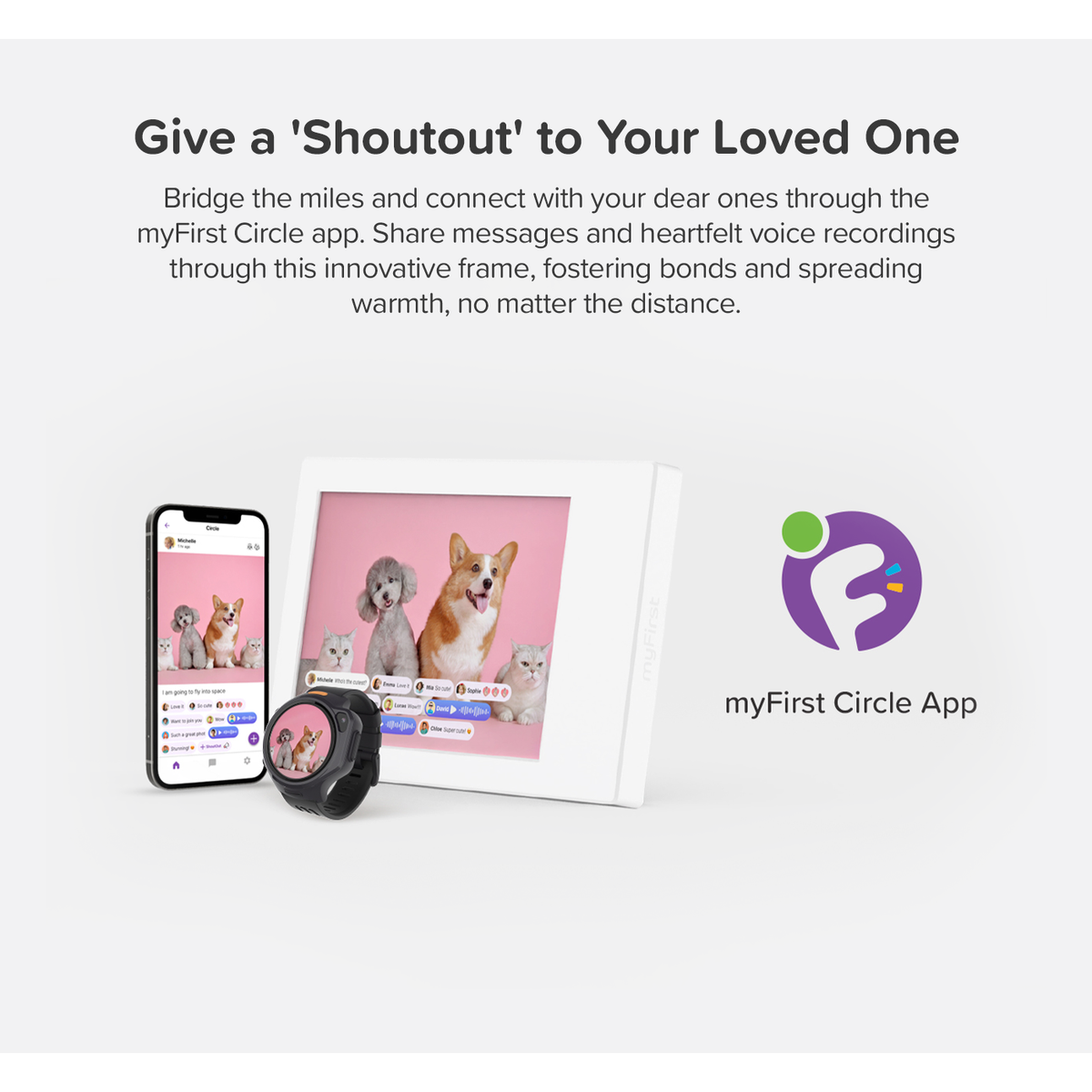 MyFirst Frame Doodle 9" Digital Photo Frame - White | 256-FF0901SA-WE01 from MyFirst - DID Electrical
