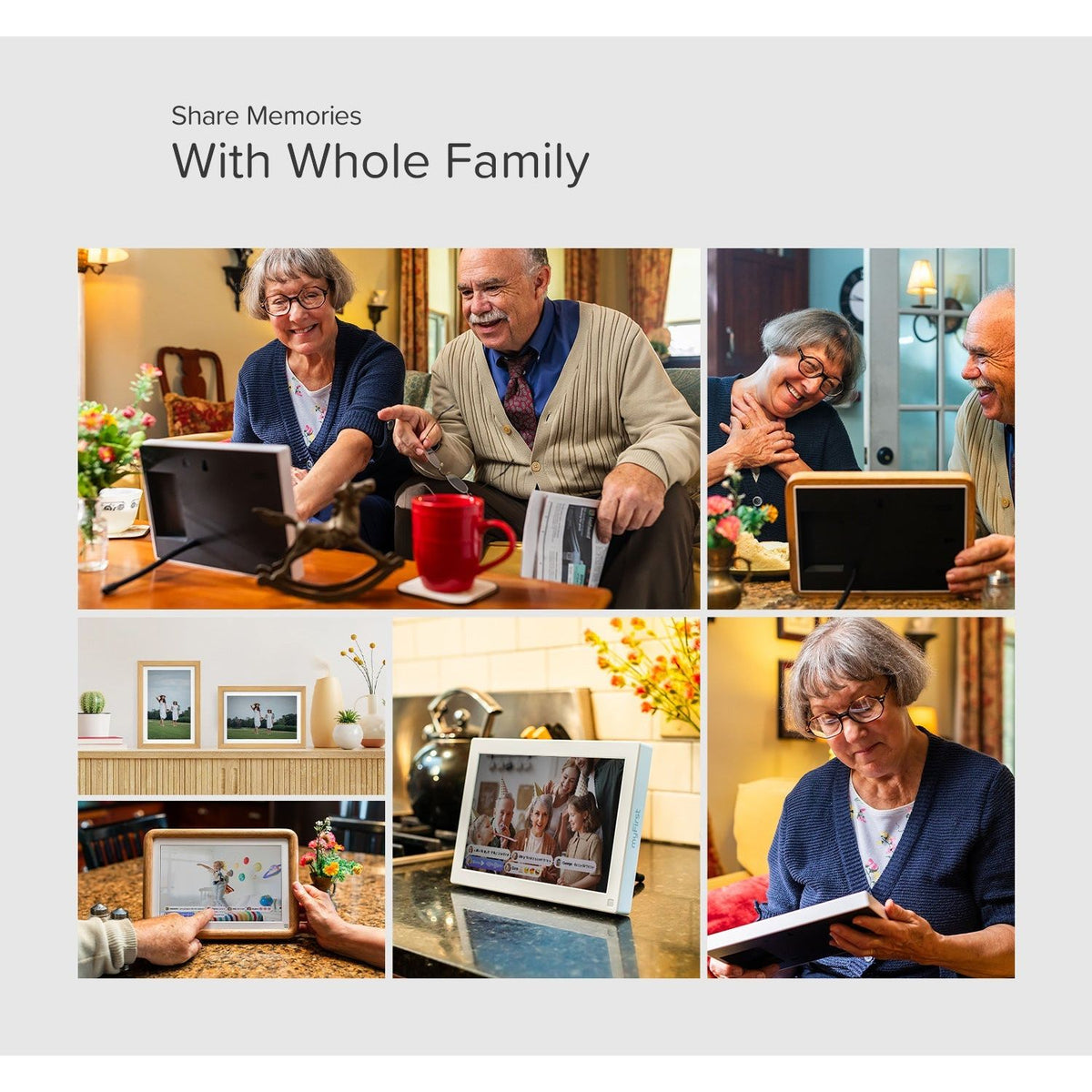 MyFirst Frame Live 10" Digital Photo Frame - White | 256-FF1001SA-WE01 from MyFirst - DID Electrical