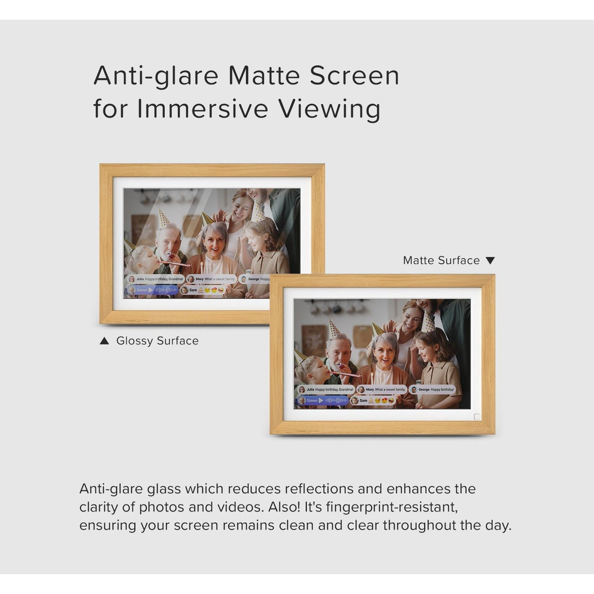 MyFirst Frame Live 10" Digital Photo Frame - White | 256-FF1001SA-WE01 from MyFirst - DID Electrical