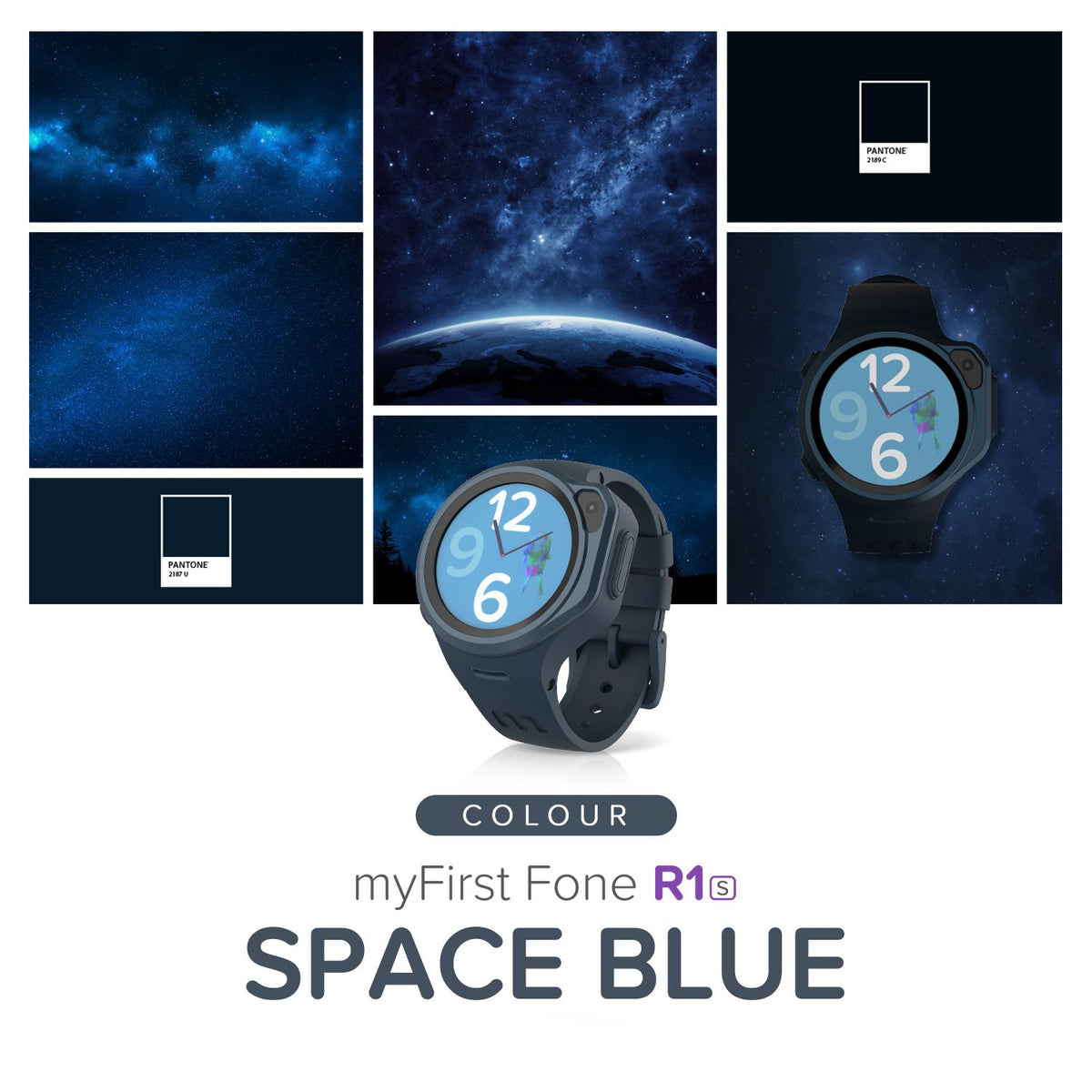 MyFirst Fone R1s Kids Smart Watch - Space Blue | 256-KW1305SA-SB02 from MyFirst - DID Electrical