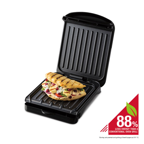 George Foreman Small Fit Health Grill - Black | 25800