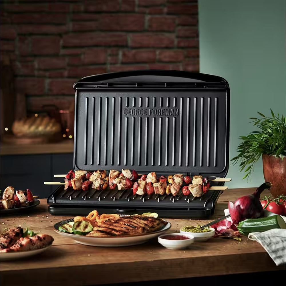 George Foreman Large Fit Health Grill - Black | 25820 from George Foreman - DID Electrical