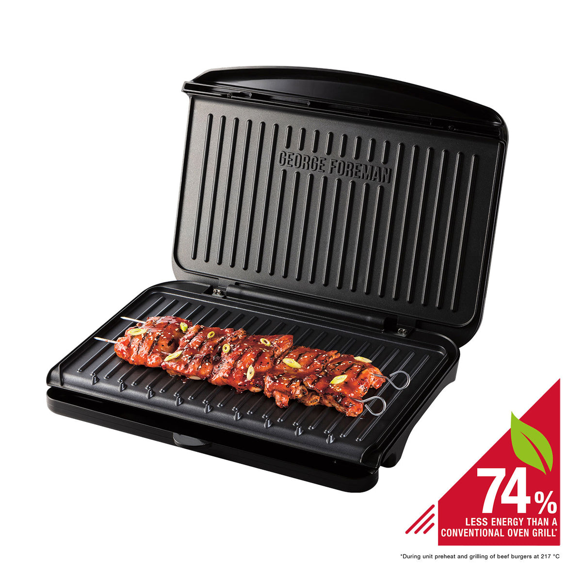 George Foreman Large Fit Health Grill - Black | 25820