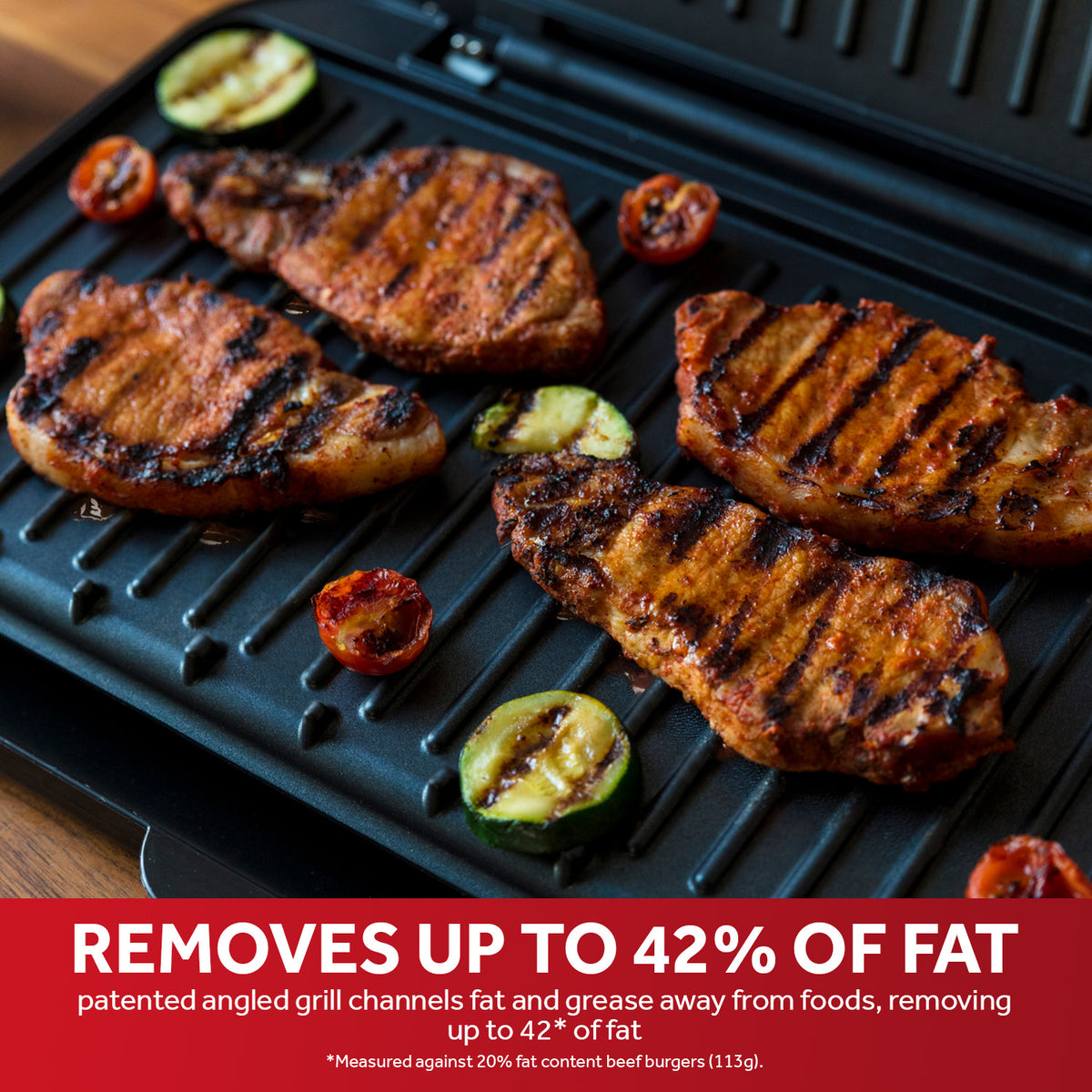 George Foreman Large Fit Health Grill - Black | 25820