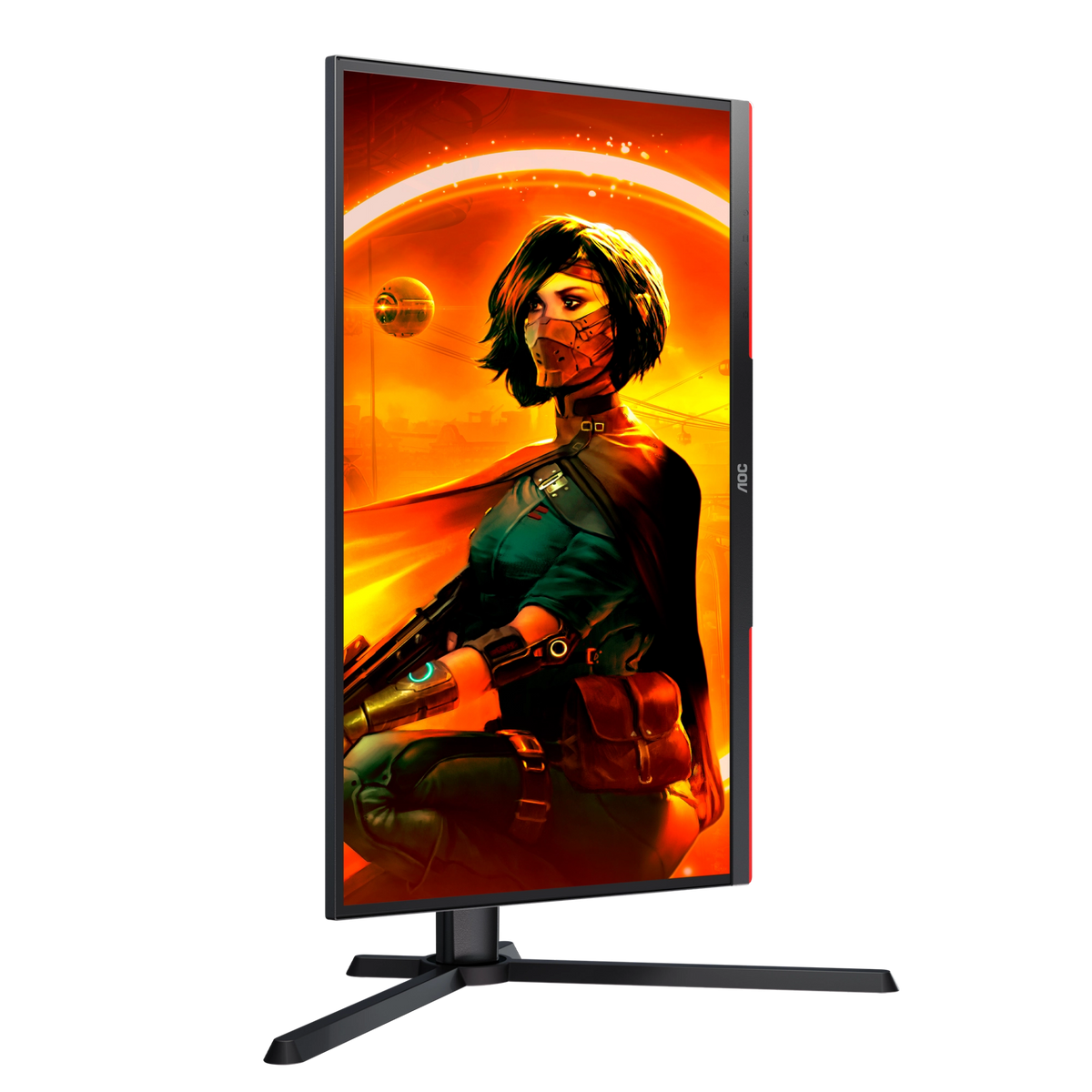 AOC 24.5" FHD Gaming Monitor - Black & Red | 25G3ZM/BK