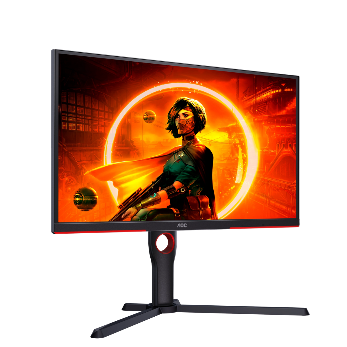 AOC 24.5" FHD Gaming Monitor - Black & Red | 25G3ZM/BK