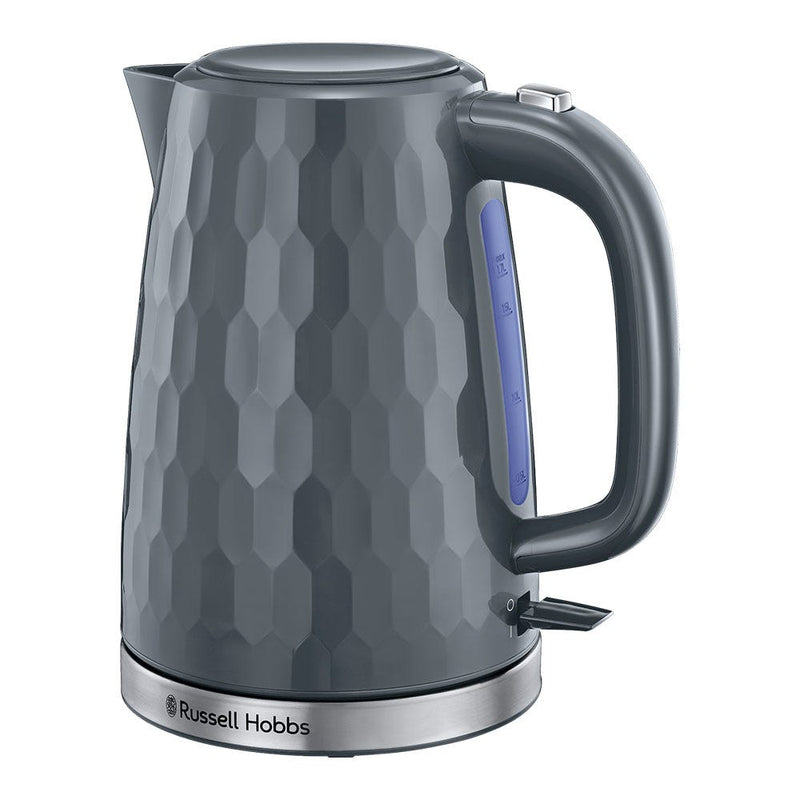 Russell Hobbs Honeycomb 1.7L Kettle - Grey | 26053 from Russell Hobbs - DID Electrical
