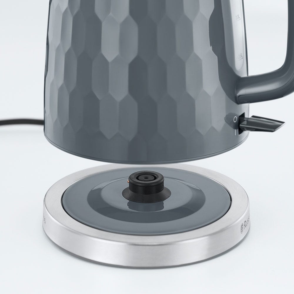 Russell Hobbs Honeycomb 1.7L Kettle - Grey | 26053 from Russell Hobbs - DID Electrical