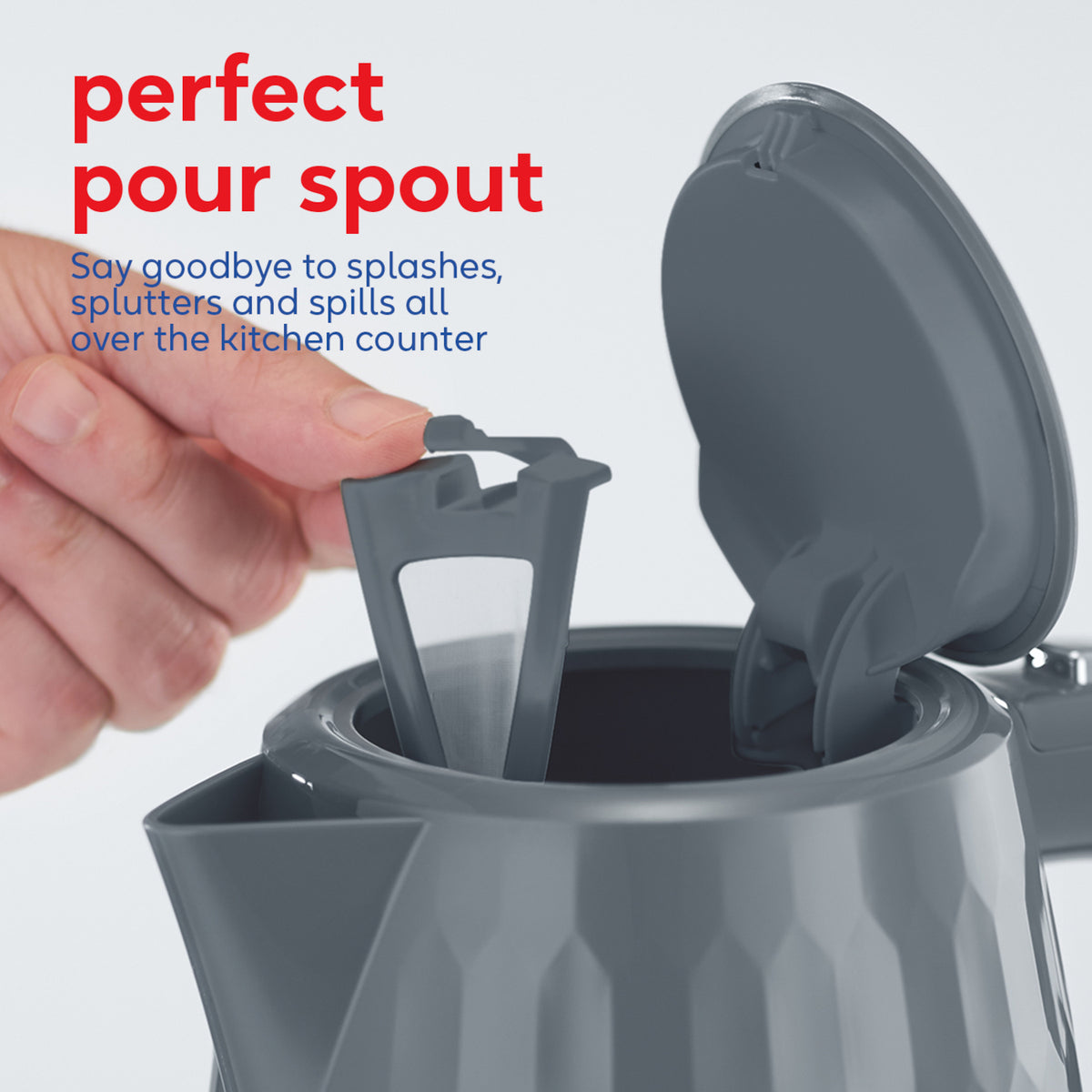 Russell Hobbs Honeycomb 1.7L Kettle - Grey | 26053