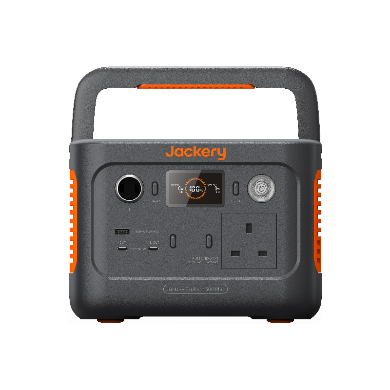 Jackery Explorer 300 Plus Portable Power Station - Black & Orange | 263-21-0001-000011