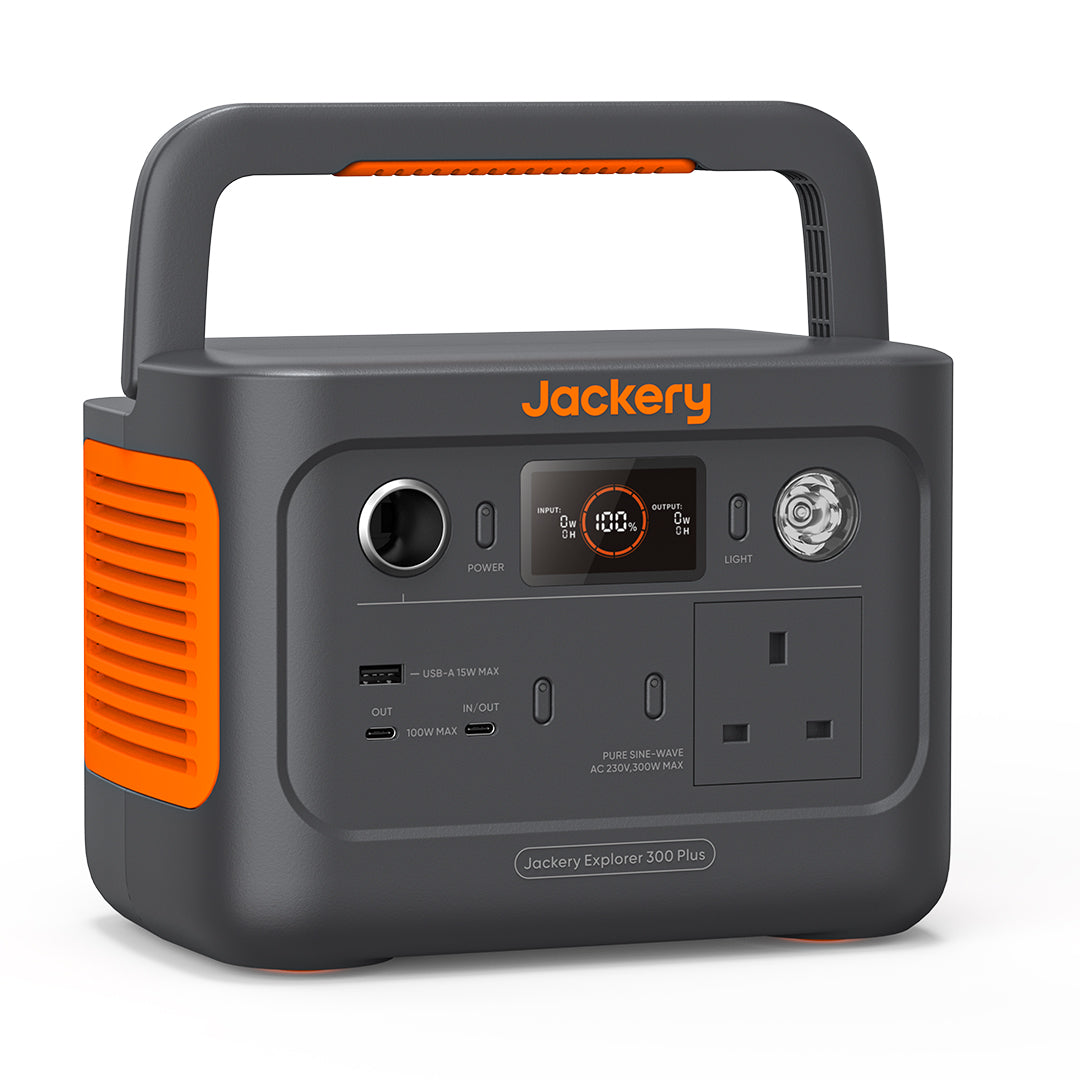 Jackery Explorer 300 Plus Portable Power Station - Black & Orange | 263-21-0001-000011