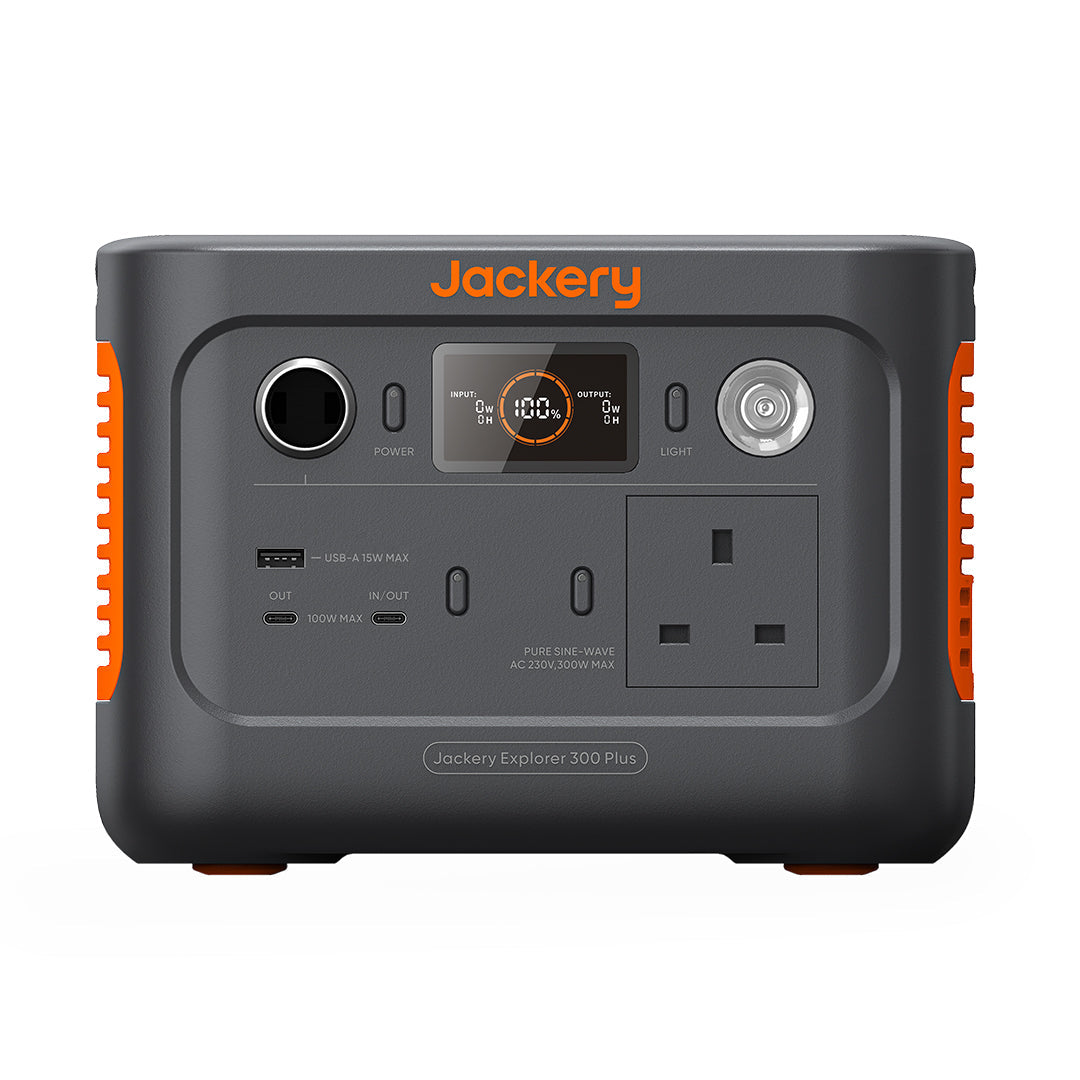 Jackery Explorer 300 Plus Portable Power Station - Black & Orange | 263-21-0001-000011