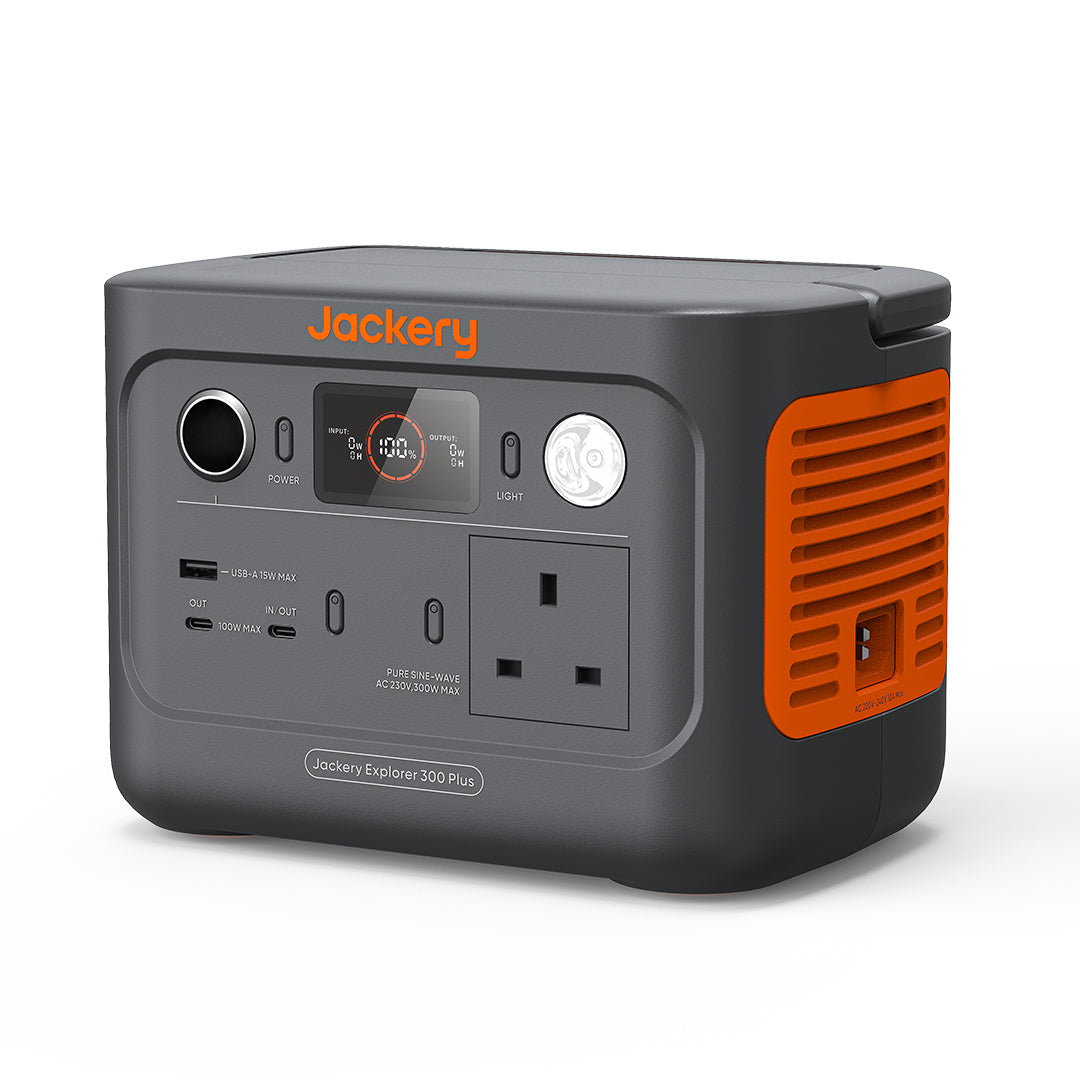 Jackery Explorer 300 Plus Portable Power Station - Black & Orange | 263-21-0001-000011