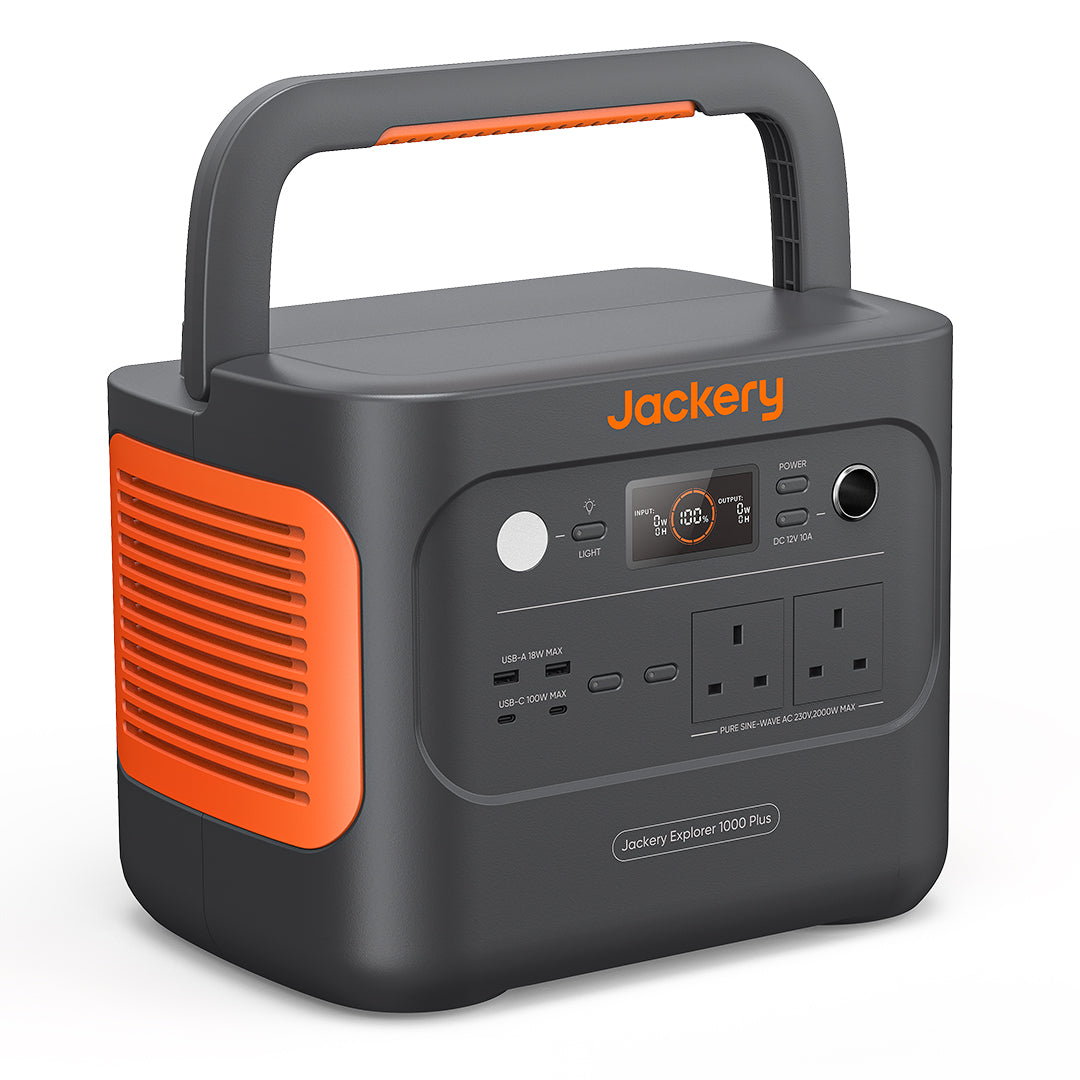 Jackery Explorer 1000 Plus Portable Power Station - Black & Orange | 263-21-0001-000031