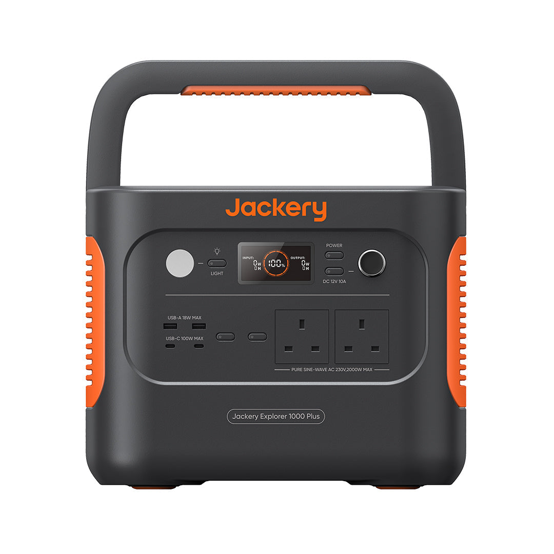 Jackery Explorer 1000 Plus Portable Power Station - Black & Orange | 263-21-0001-000031