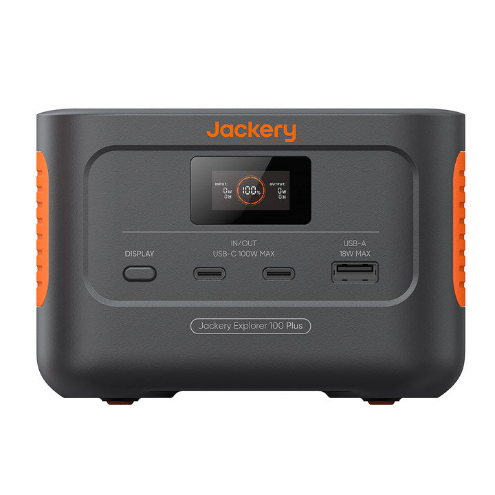 Jackery Explorer 100 Plus Portable Power Station - Black & Orange | 263-21-0001-000165