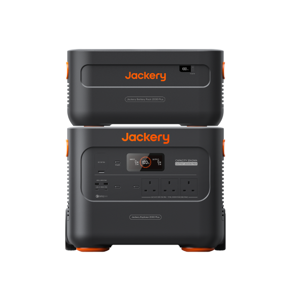 Jackery Explorer 2000 Plus Portable Power Station - Black & Orange | 263-21-0001-000207