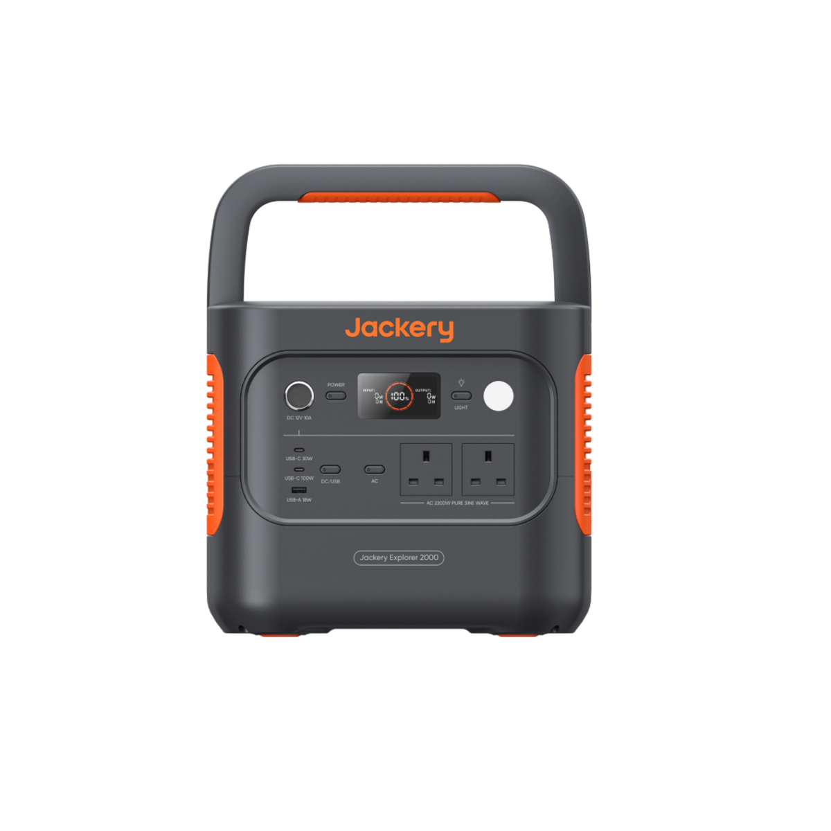 Jackery Explorer 2000 v2 Portable Power Station - Black & Orange | 263-21-0001-000270