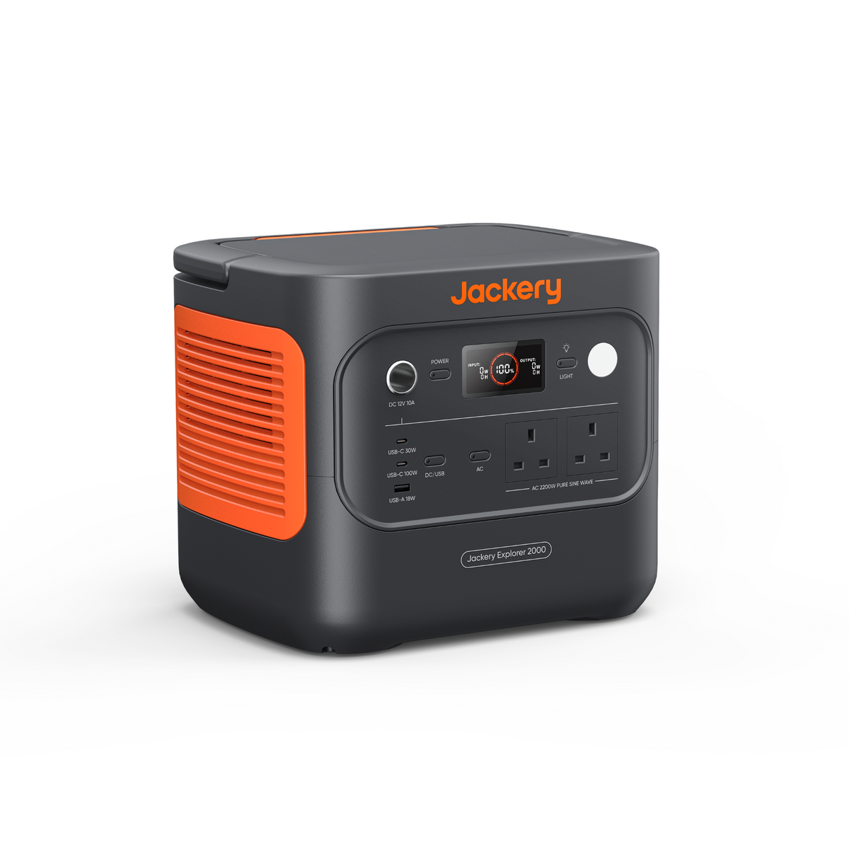 Jackery Explorer 2000 v2 Portable Power Station - Black & Orange | 263-21-0001-000270