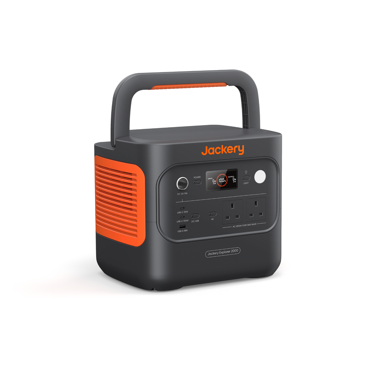 Jackery Explorer 2000 v2 Portable Power Station - Black & Orange | 263-21-0001-000270