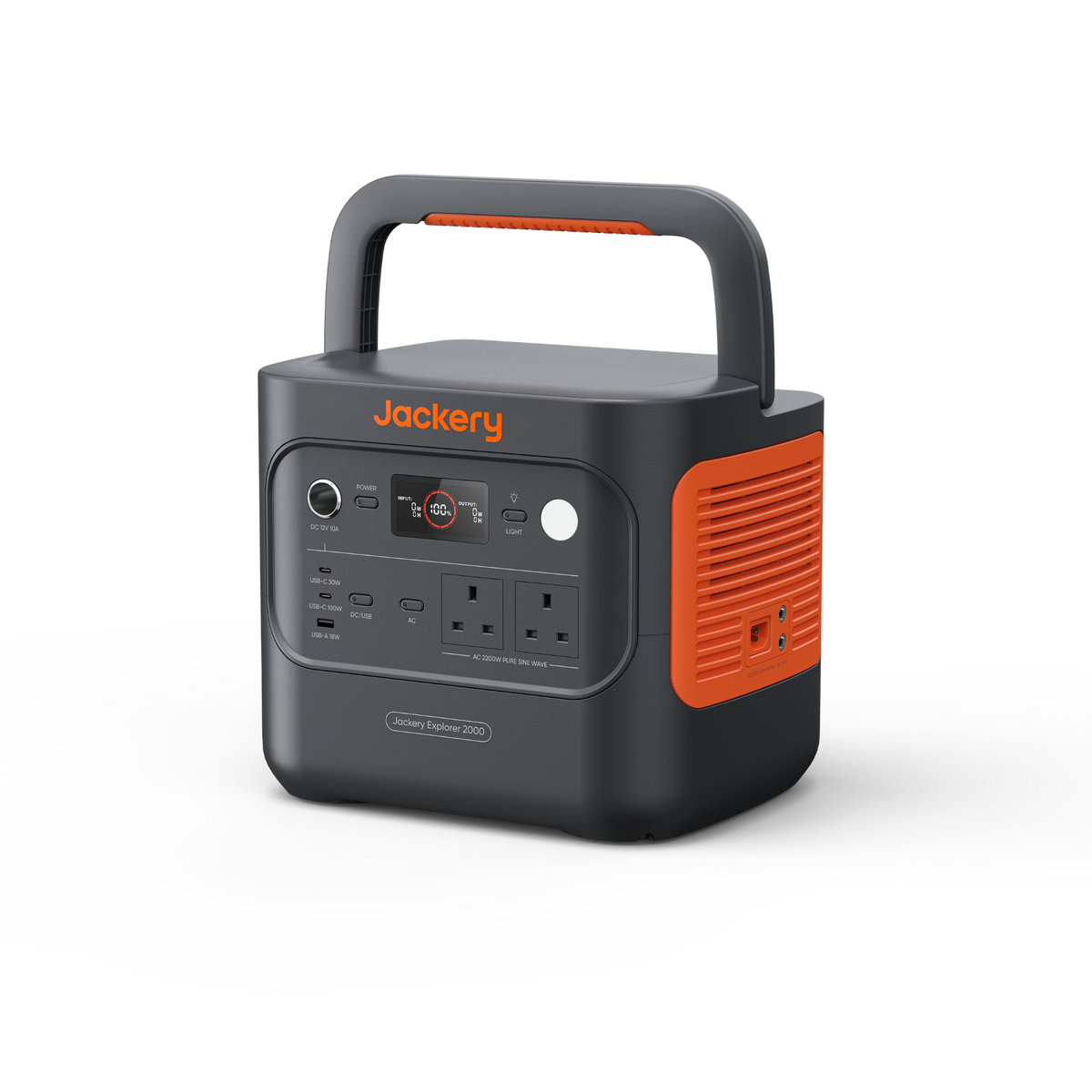 Jackery Explorer 2000 v2 Portable Power Station - Black & Orange | 263-21-0001-000270