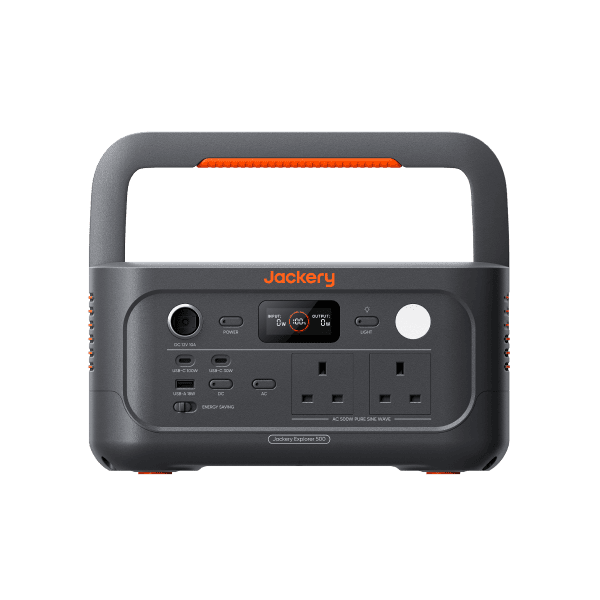Jackery Explorer 500 v2 Portable Power Station - Black & Orange | 263-21-0001-000276
