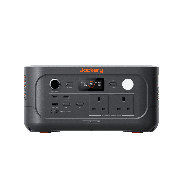 Jackery Explorer 500 v2 Portable Power Station - Black & Orange | 263-21-0001-000276