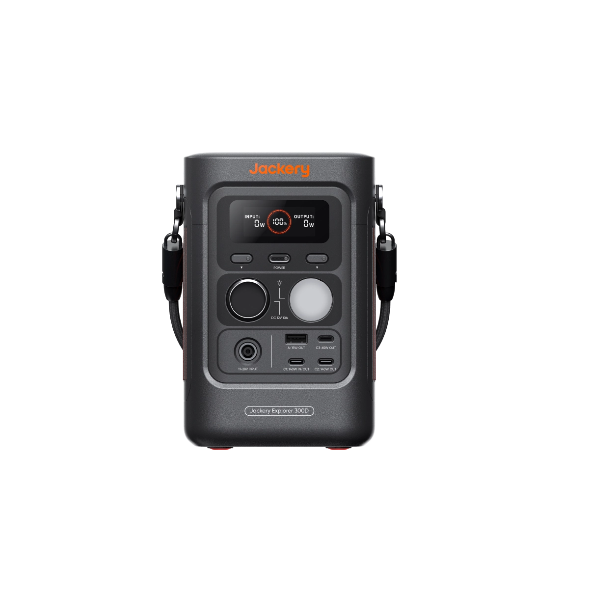 Jackery Explorer 300D Portable Power Station - Black & Orange | 263-21-0001-000356