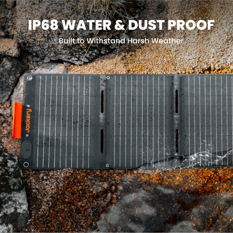 Jackery SolarSaga 40W Mini Solar Panel - Black & Orange | 263-21-0002-000056